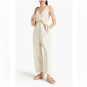 NWT - Alex Mill Ollie Denim Overall - Sz M cream